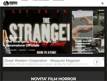 Tablet Screenshot of horrorstab.com